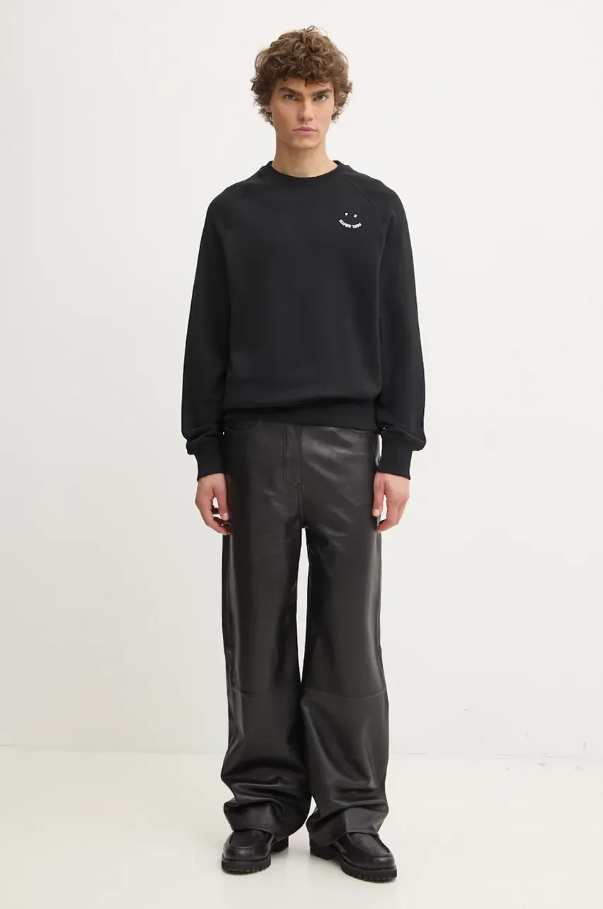 Хлопковая кофта PS Paul Smith мужская цвет чёрный однотонная M2R.958XE.N22126 Хлопковая кофта PS Paul Smith мужская цвет чёрный однотонная M2R.958XE.N22126