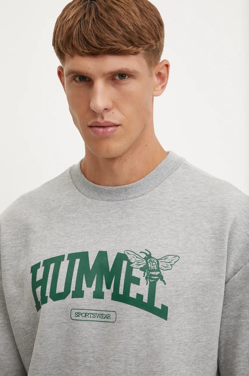 

Суичър Hummel в сиво с принт 226134, Сив