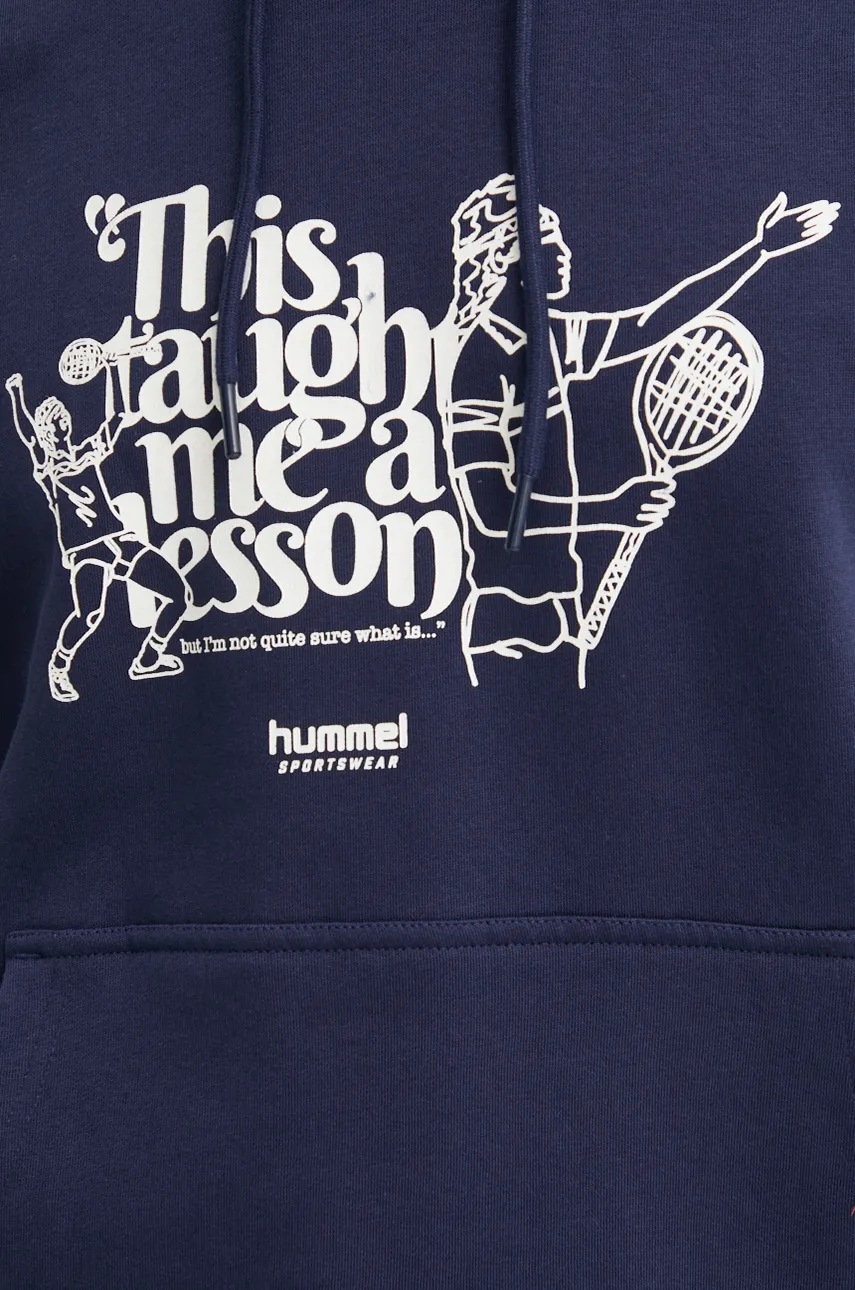 Μπλούζα Hummel χρώμα: ναυτικό μπλε, με κουκούλα, 226098 φωτογραφία