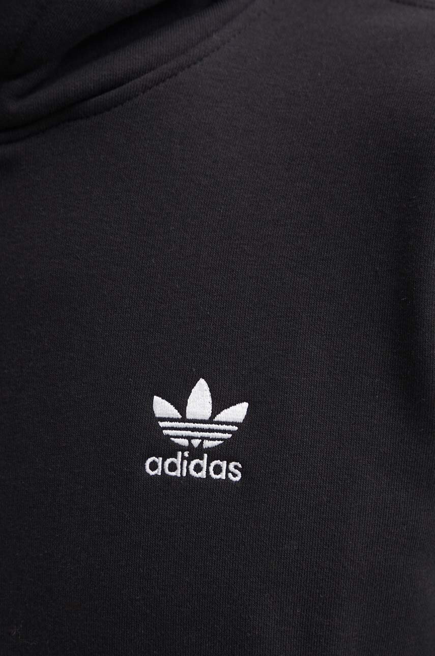 Кофта adidas Originals чоловіча колір чорний з капюшоном з аплікацією IY4930 