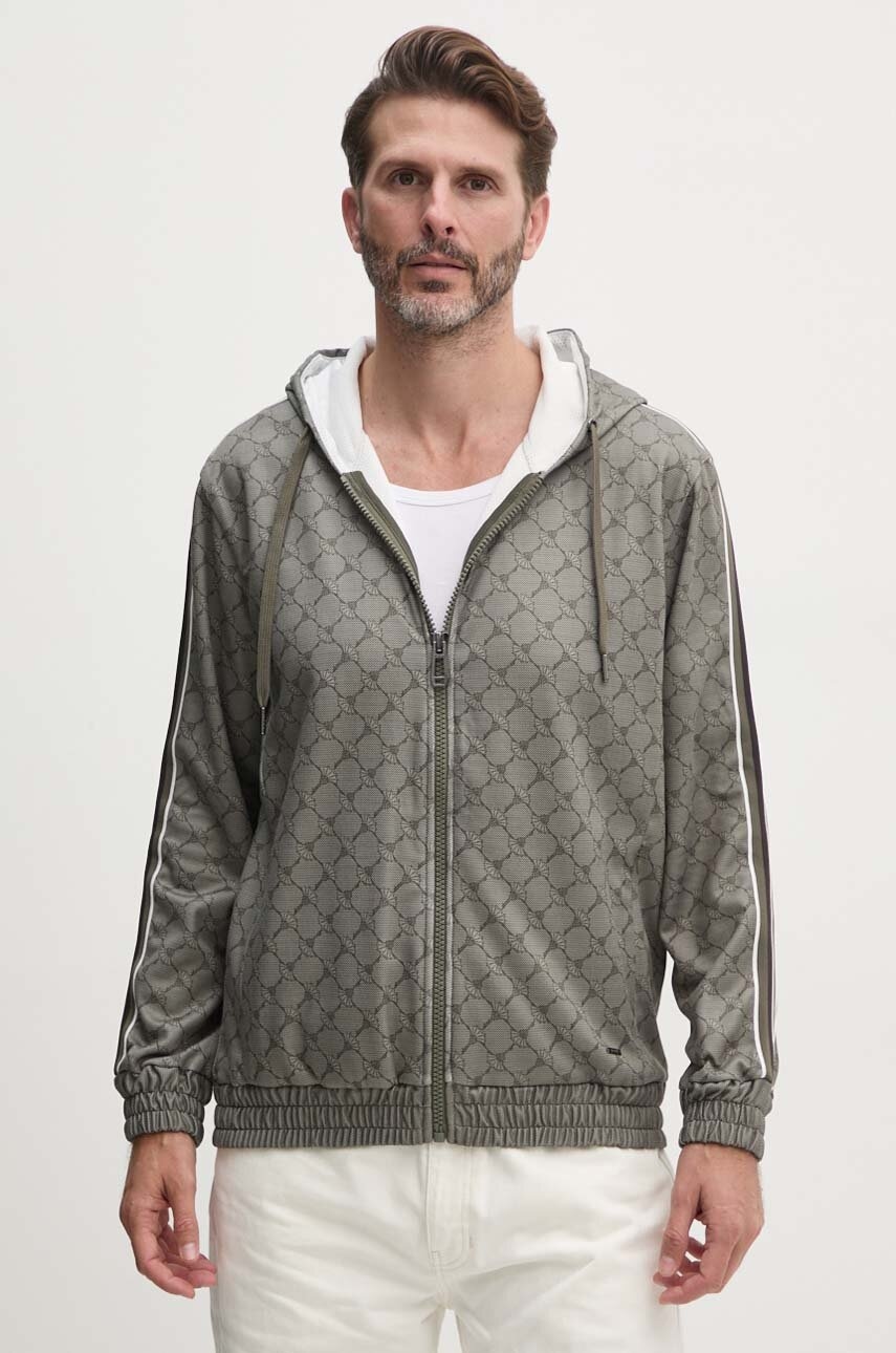 Joop! bluza barbati, culoarea verde, cu glugă, modelator, 30042915