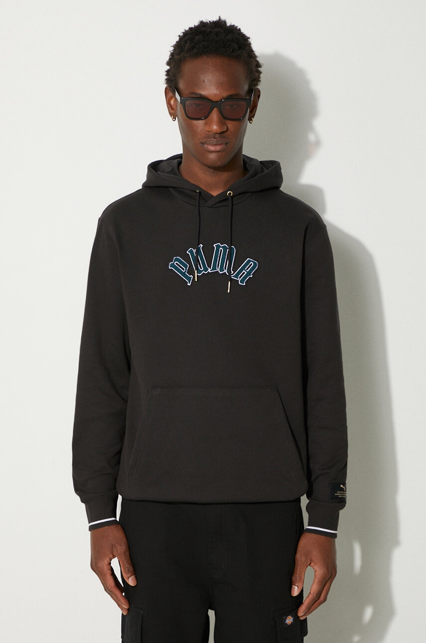 Puma bluza bawełniana Classics Play Paris Hoodie