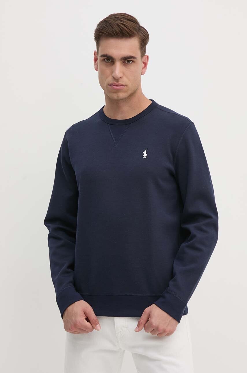 Levně Mikina Polo Ralph Lauren pánská, tmavomodrá barva, hladká, 710888284