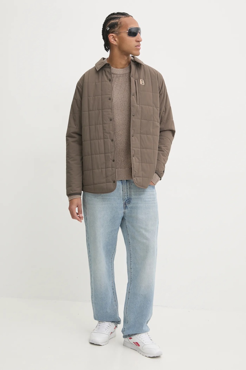 Βαμβακερό πουλόβερ Abercrombie & Fitch χρώμα: μπεζ, KI120-4129 φωτογραφία