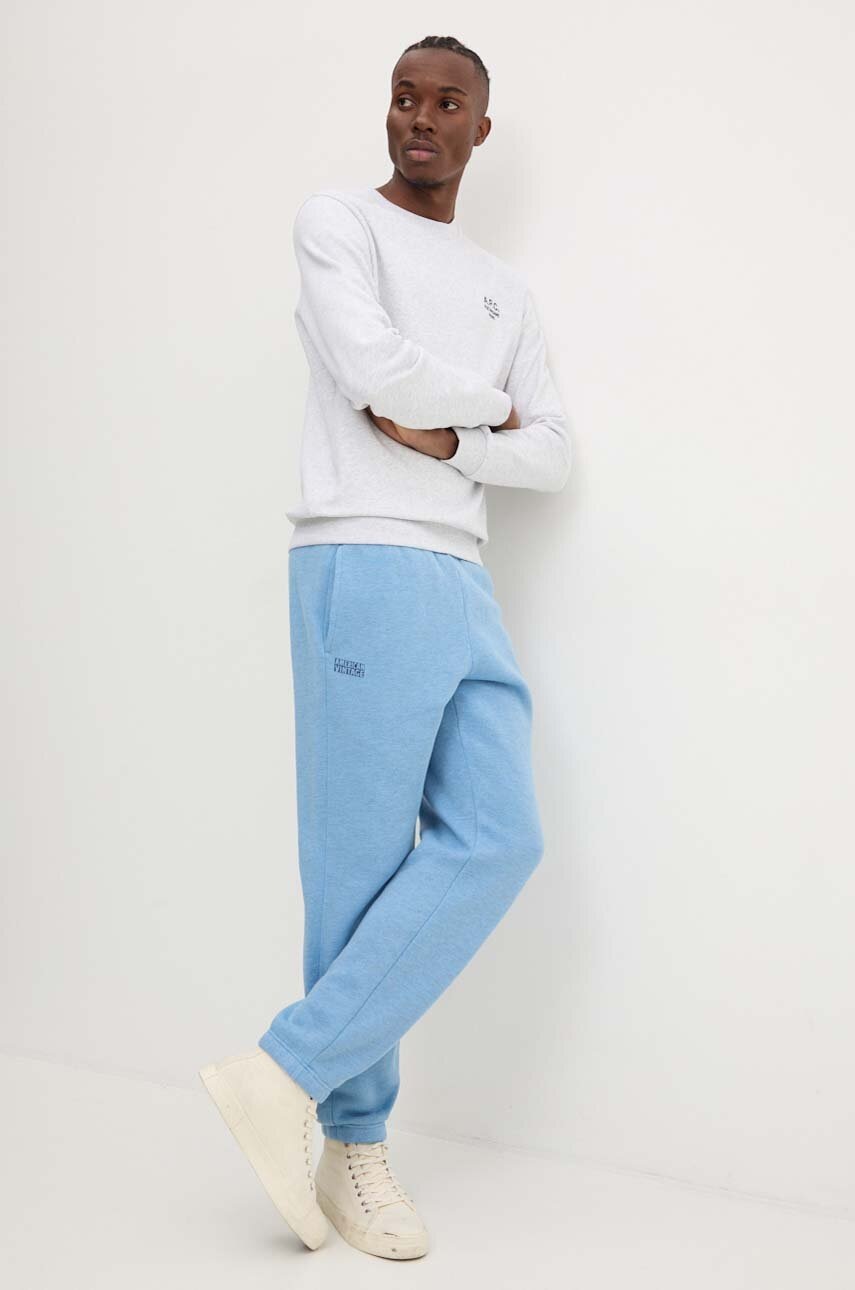 Μπλούζα A.P.C. standard rue madame GOTS χρώμα: γκρι, COHBV.M27913 φωτογραφία