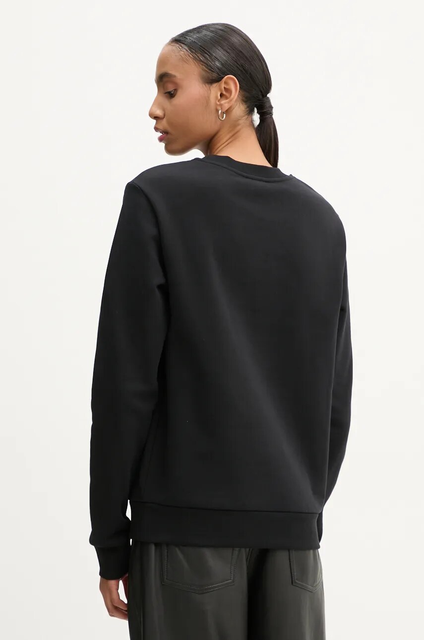 A.P.C. felső standard rue madame GOTS fekete, nyomott mintás, COHBV.M27913 termék 2. képe