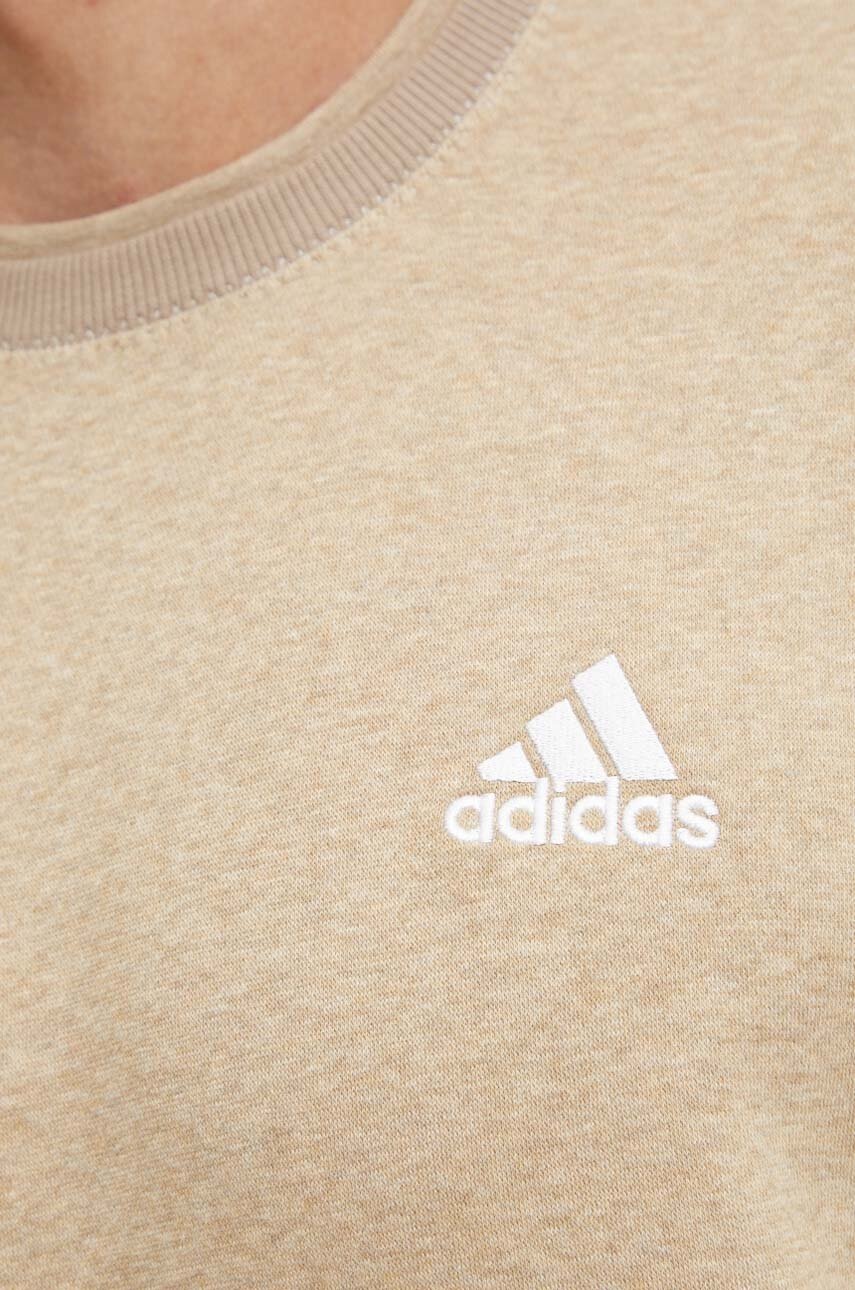 Кофта adidas чоловіча колір бежевий з аплікацією IY6613 