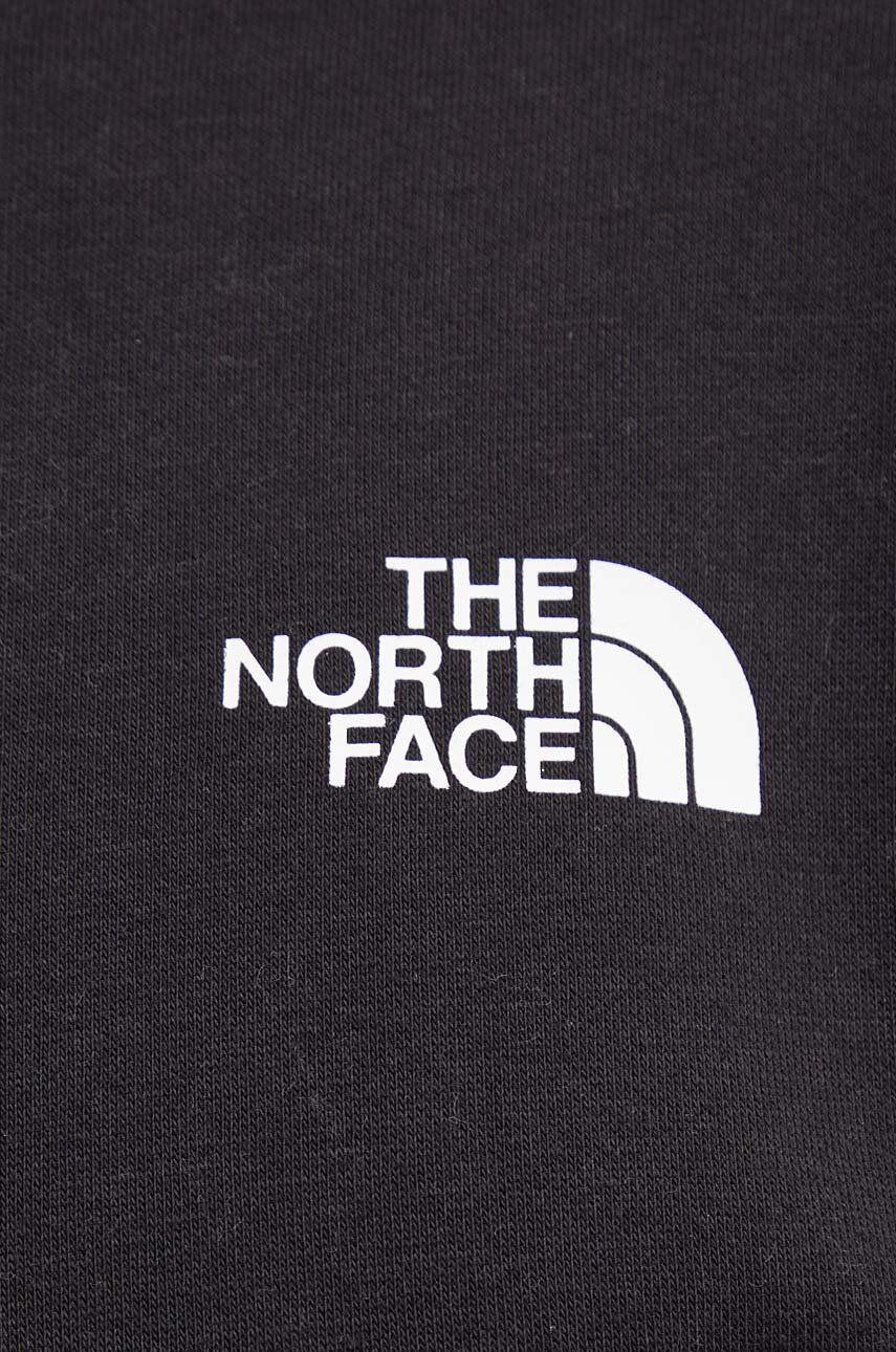 Pulover The North Face Simple Dome Crew Moški, črna Barva, NF0A89FBJK31