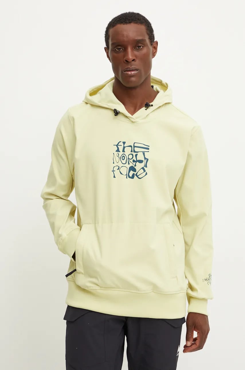 The North Face hanorac Tekno Logo Hoodie culoarea verde, cu glugă, cu imprimeu, NF0A82V61OD1 The North Face hanorac Tekno Logo Hoodie culoarea verde, cu glugă, cu imprimeu, NF0A82V61OD1