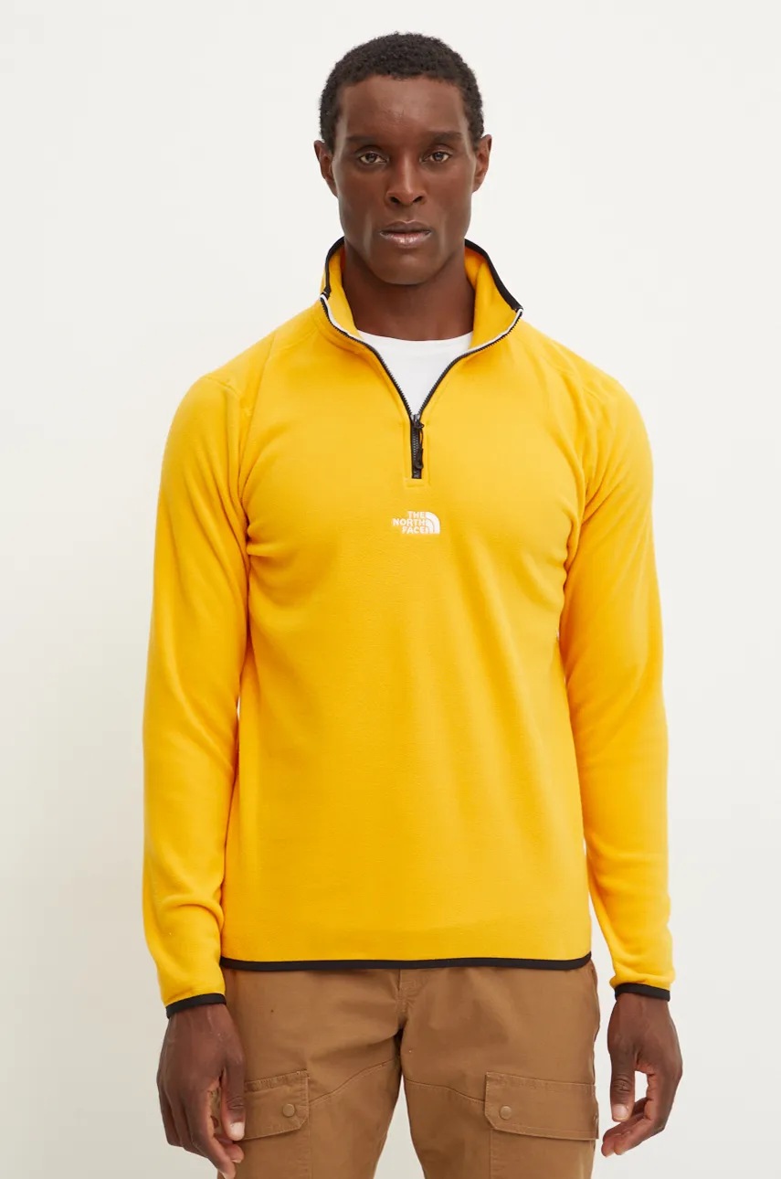 

Спортен суичър The North Face Glacier в жълто с изчистен дизайн NF0A83I356P1, Жълт