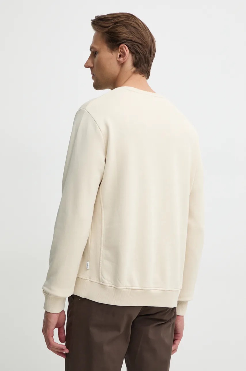 Βαμβακερή μπλούζα Pepe Jeans ALDRIDGE CREW χρώμα: μπεζ, PM582738 φωτογραφία