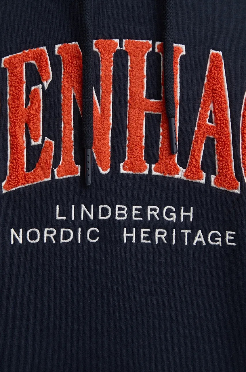 Μπλούζα Lindbergh χρώμα: ναυτικό μπλε, με κουκούλα, 30-705170 φωτογραφία