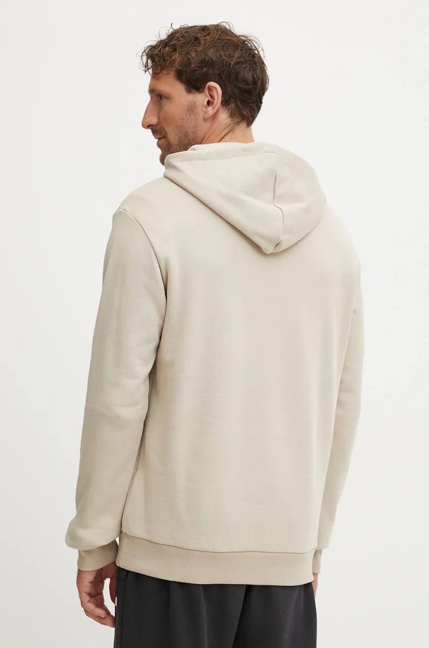 Βαμβακερή μπλούζα adidas Originals Outline Hoodie χρώμα: μπεζ, με κουκούλα, JJ1505 φωτογραφία