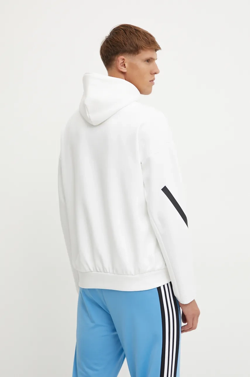 Pulover Adidas ZNE Moški, Bež Barva, S Kapuco, JF2454