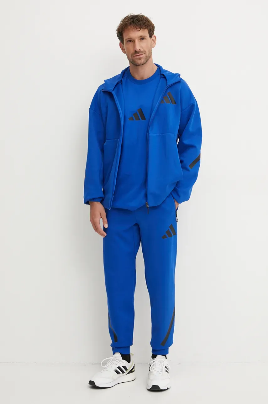 Кофта adidas ZNE мужская с капюшоном с принтом JF6388 Кофта adidas ZNE мужская с капюшоном с принтом JF6388