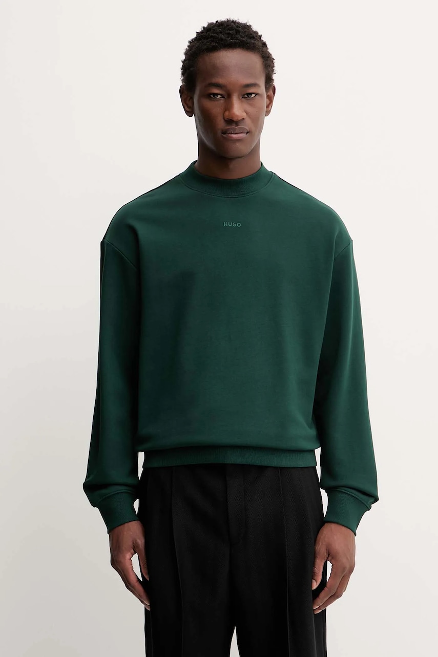 HUGO hanorac de bumbac uni, 50525892