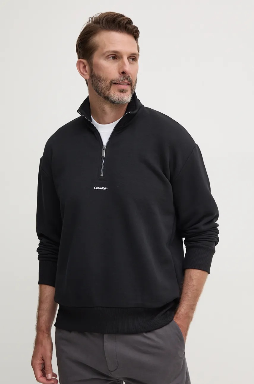 

Суичър Calvin Klein в черно с принт K10K113569, Черен