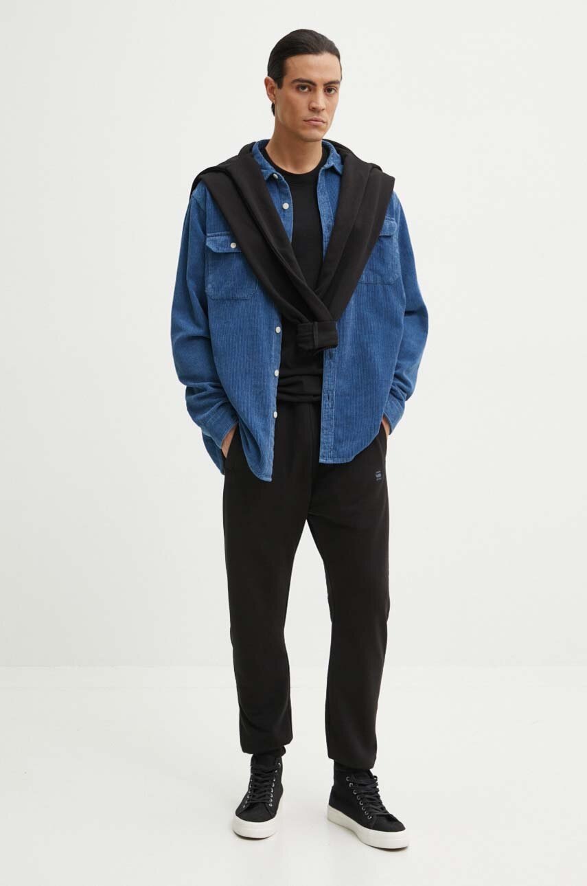 Μπλούζα G-Star χρώμα: μαύρο, D25121-D566 φωτογραφία