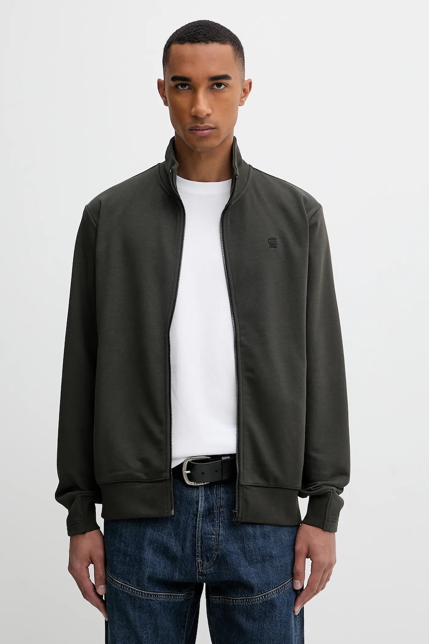 Levně Mikina G-Star Raw pánská, černá barva, hladká, D25122-D566