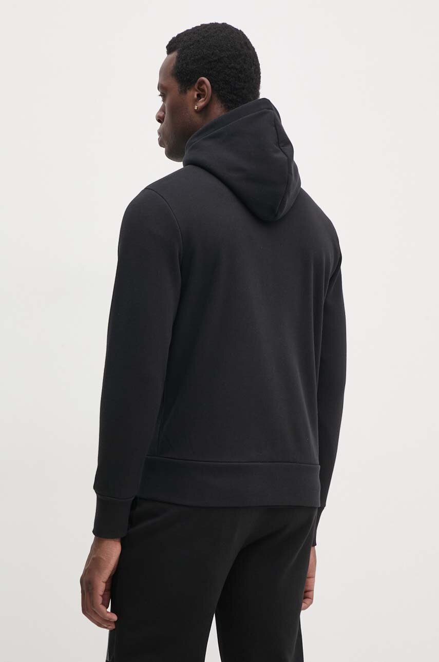 Кофта Calvin Klein чоловіча колір чорний з капюшоном з принтом K10K113550 