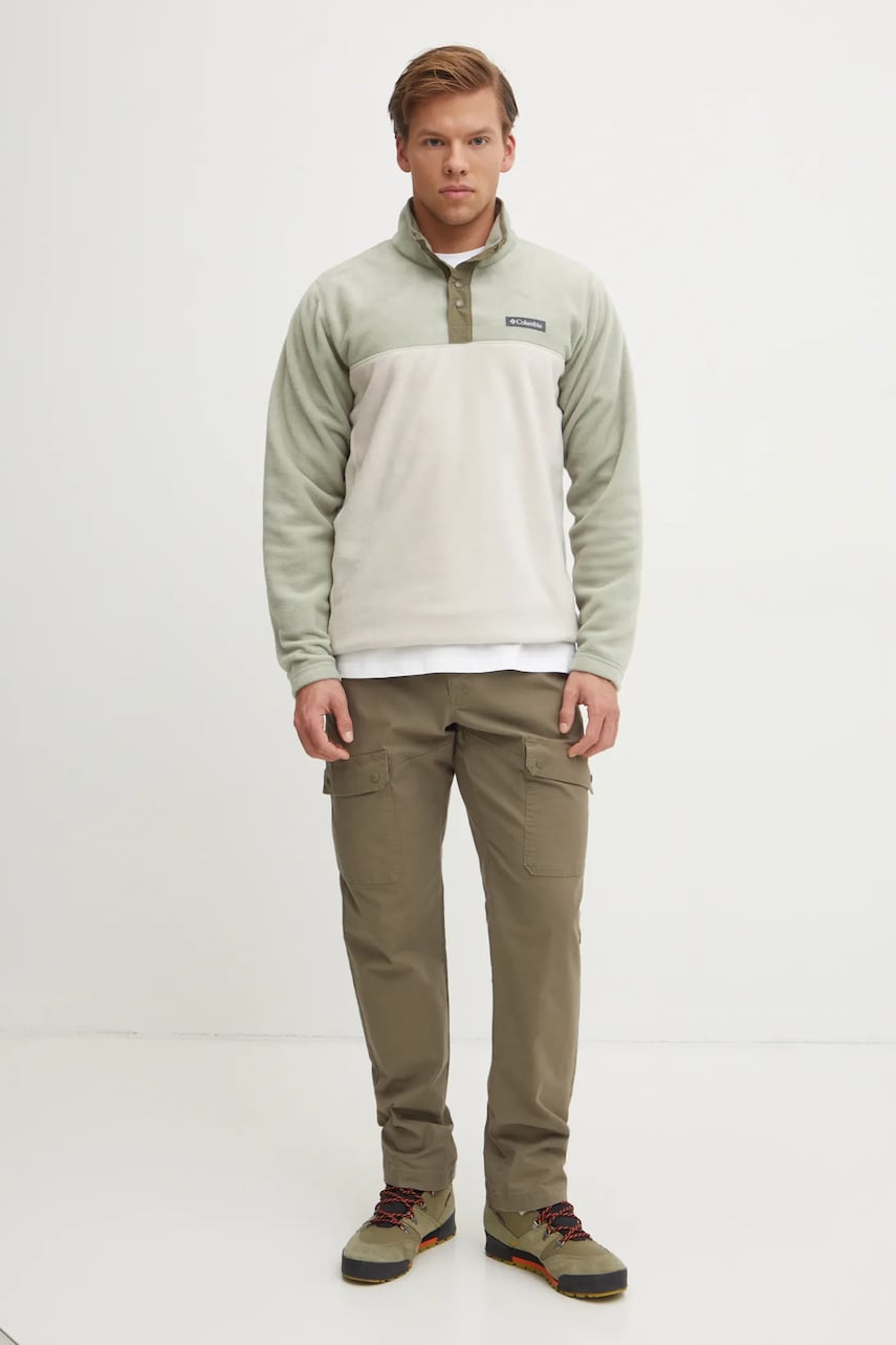 Спортивная кофта Columbia Steens Mountain Half Snap цвет чёрный узор 2097721 Спортивная кофта Columbia Steens Mountain Half Snap цвет чёрный узор 2097721