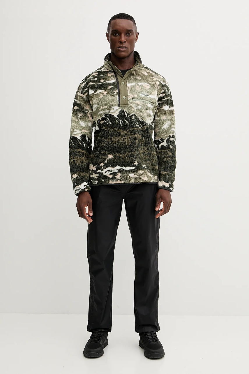 Спортивная кофта Columbia Helvetia II цвет чёрный узор 2098461