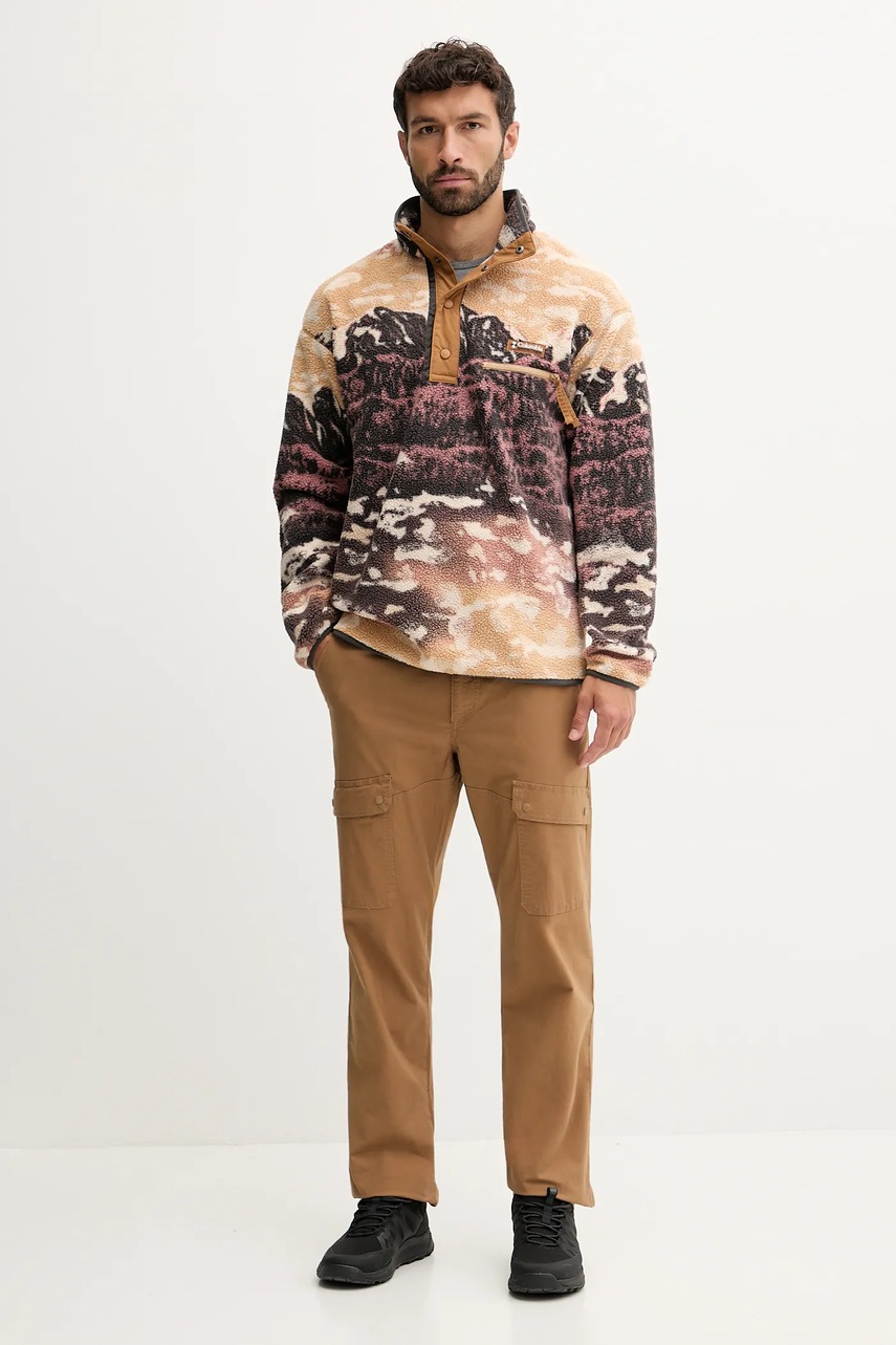 Спортивная кофта Columbia Helvetia II цвет чёрный узор 2098461