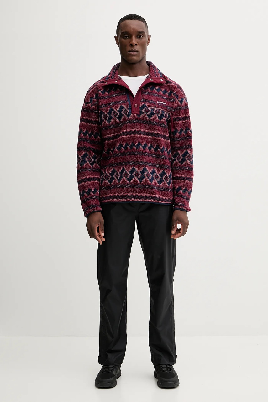 Спортивная кофта Columbia Helvetia II цвет чёрный узор 2098461