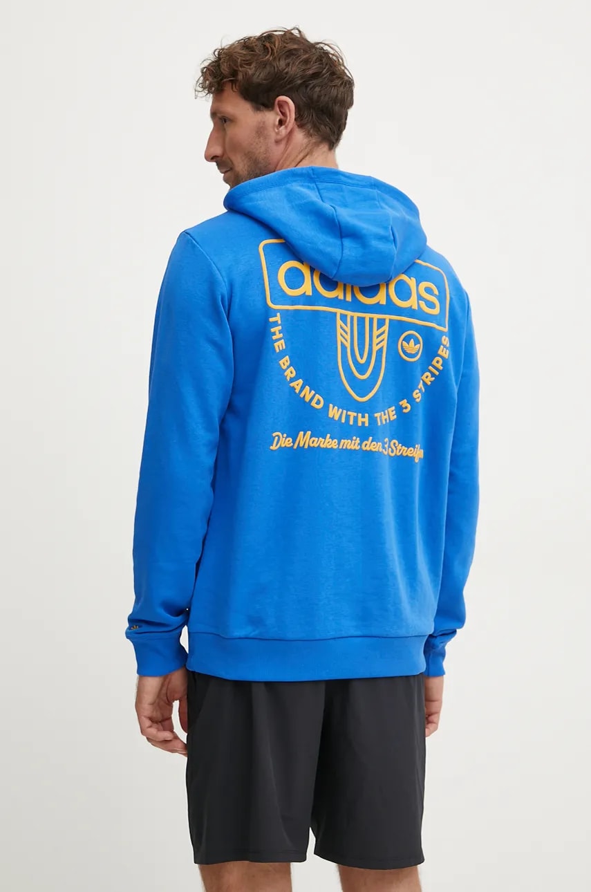 adidas Originals bluza barbati, cu glugă, cu imprimeu, IX9638 adidas Originals bluza barbati, cu glugă, cu imprimeu, IX9638