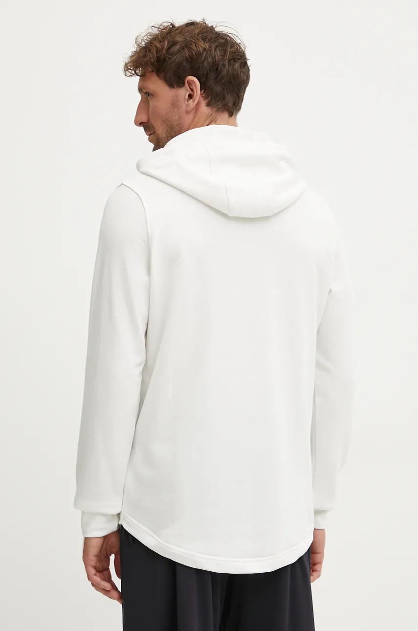 Φούτερ προπόνησης Under Armour Rival χρώμα: άσπρο, με κουκούλα, 1386047 φωτογραφία