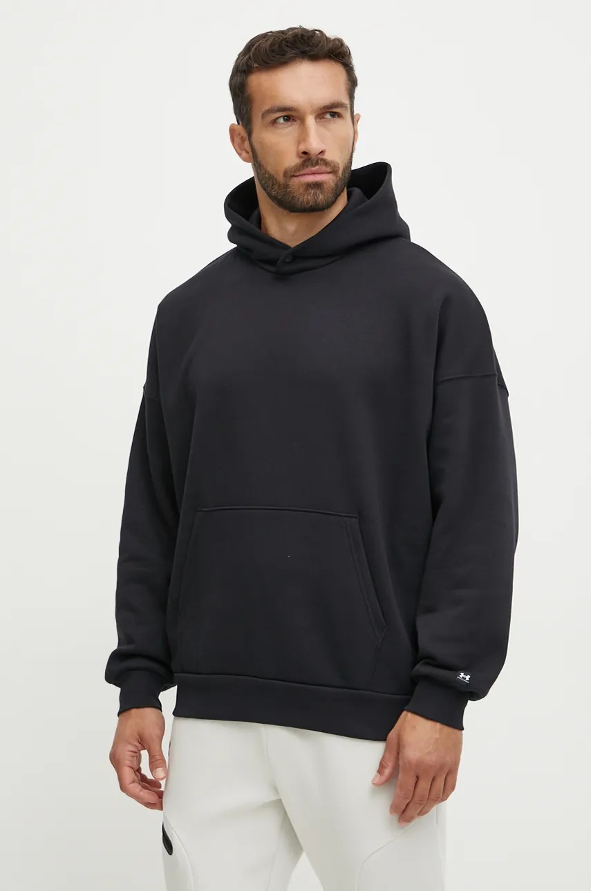 

Суичър Under Armour Icon Fleece в черно с качулка с изчистен дизайн 1387779, Черен