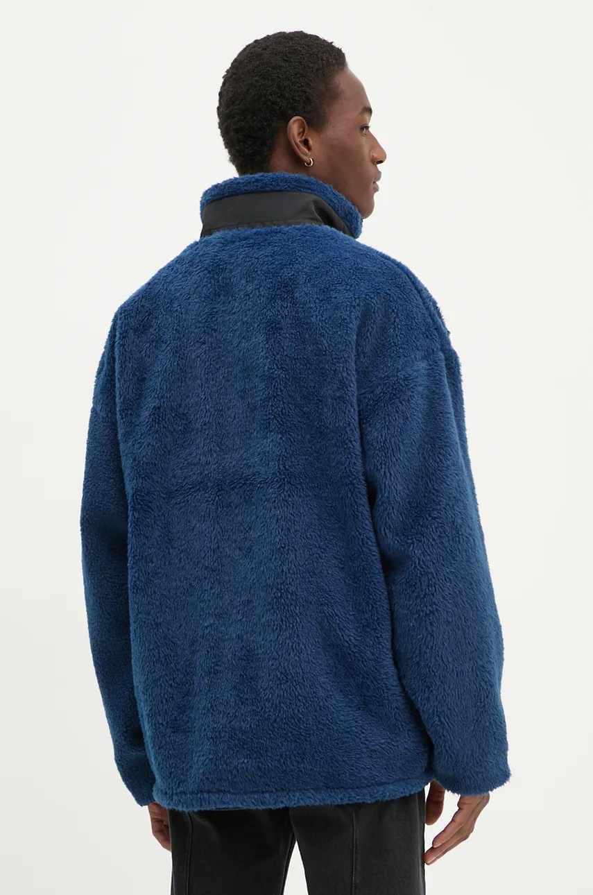 Y/Project rövid kabát PARIS' BEST JACQUARD FLEECE JACKET férfi, sötétkék, átmeneti, oversize, 209JA002 termék 2. képe