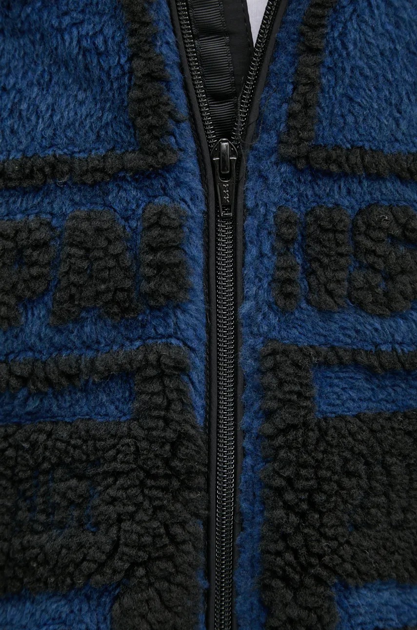 Μπουφάν Y/Project PARIS' BEST JACQUARD FLEECE JACKET χρώμα: ναυτικό μπλε, 209JA002 φωτογραφία