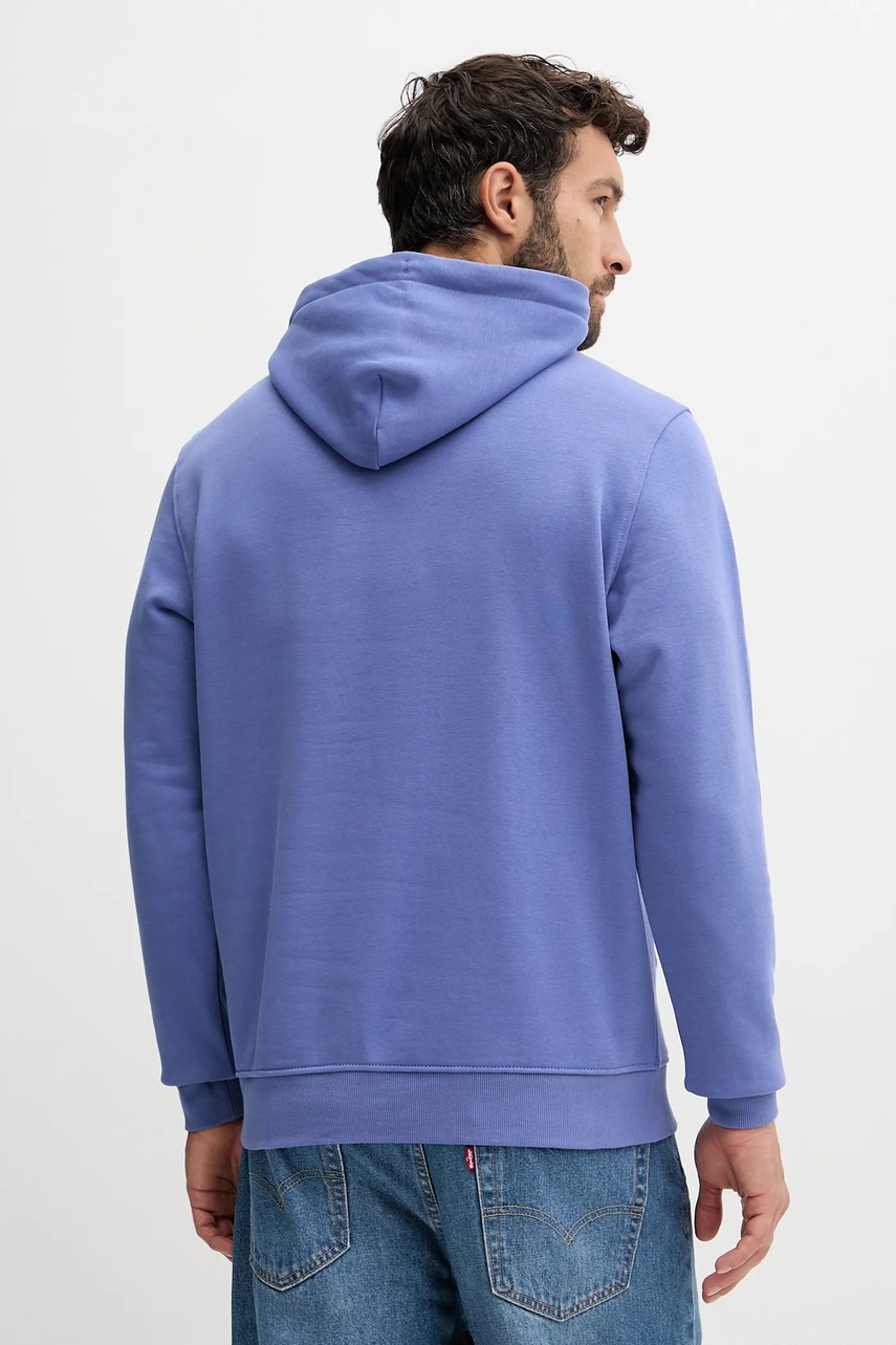 Кофта Tommy Jeans цвет зелёный с капюшоном с аппликацией DM0DM20738