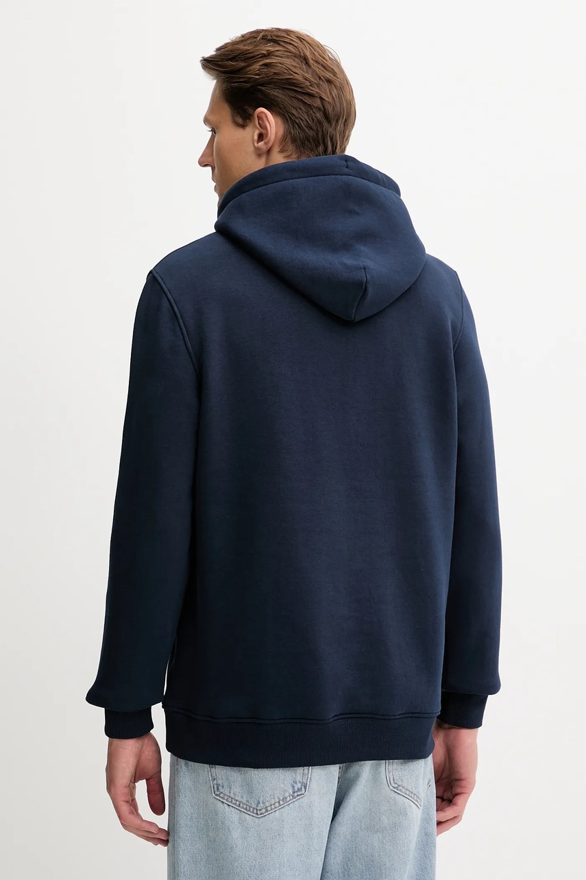 Кофта Tommy Jeans цвет зелёный с капюшоном с аппликацией DM0DM20738