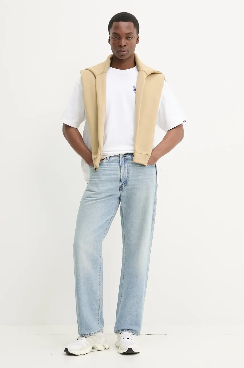 Кофта Tommy Jeans чоловіча колір бежевий однотонна DM0DM20741