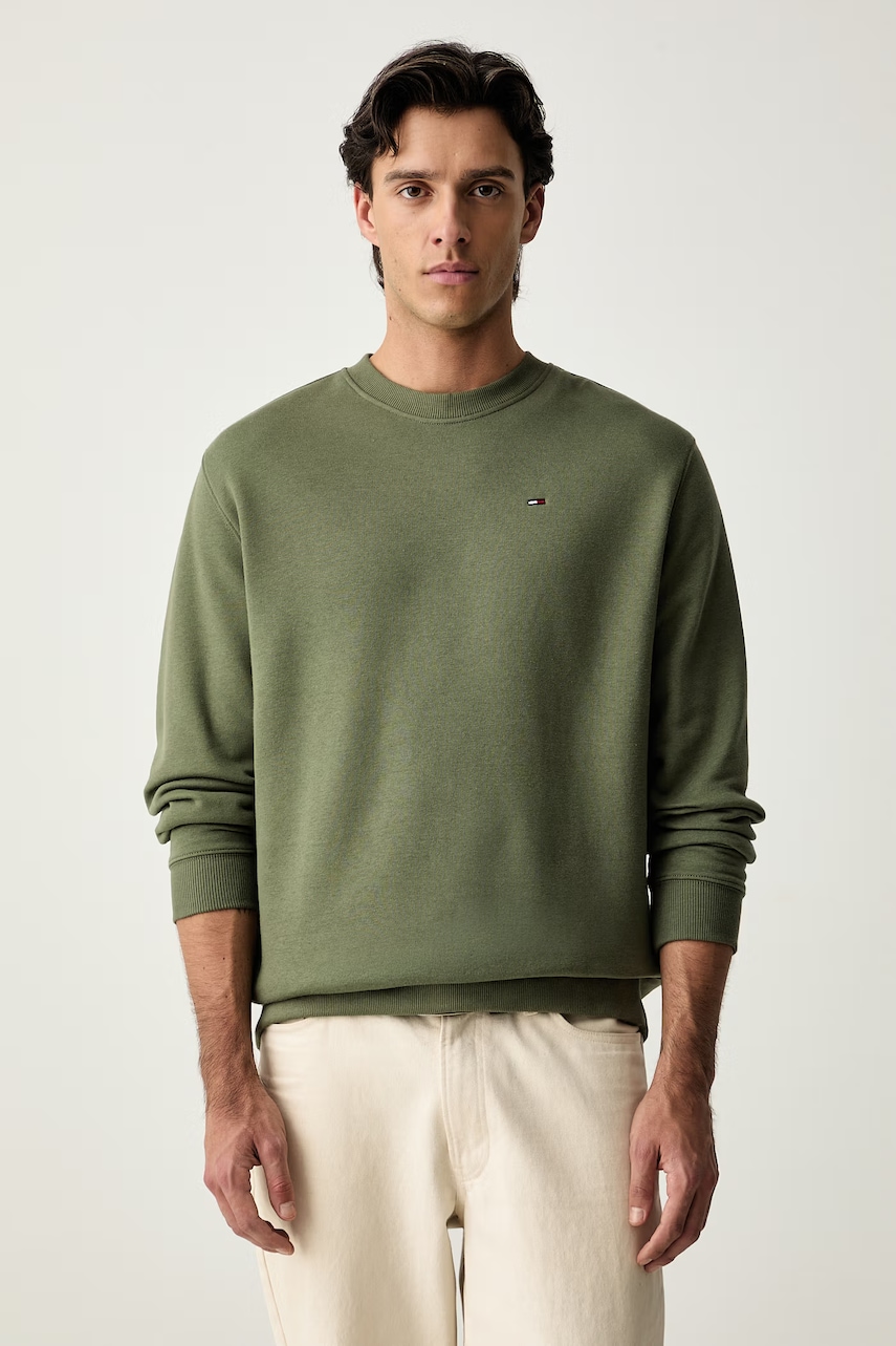 Tommy Jeans bluza męska z bawełną