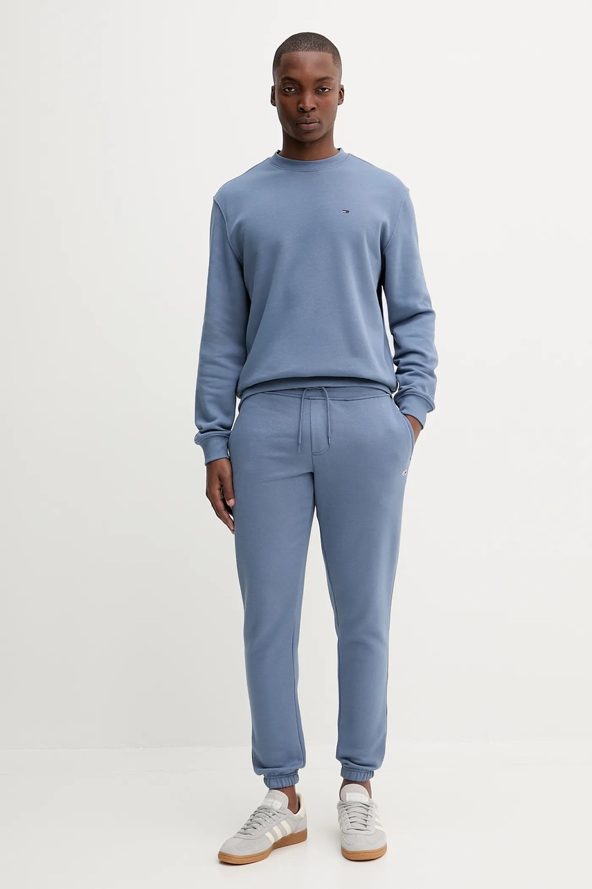 Кофта Tommy Jeans цвет бежевый однотонная DM0DM20741