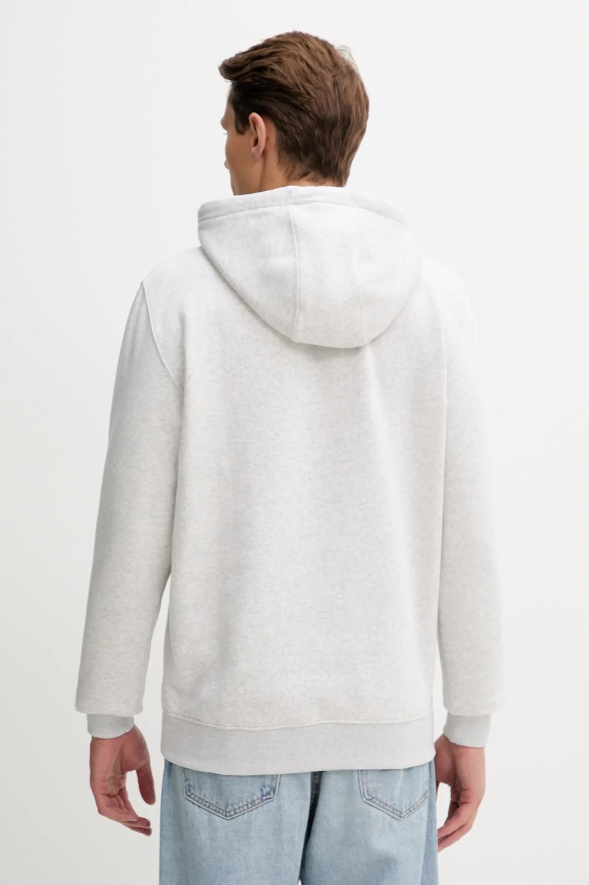 Кофта Tommy Jeans цвет бежевый с капюшоном однотонная DM0DM20742 Кофта Tommy Jeans цвет бежевый с капюшоном однотонная DM0DM20742