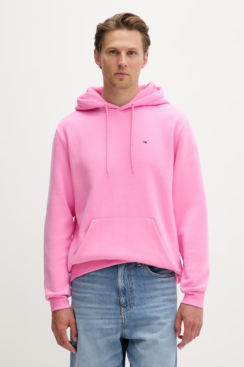 Levně Tommy Jeans mikina s kapucí pánská