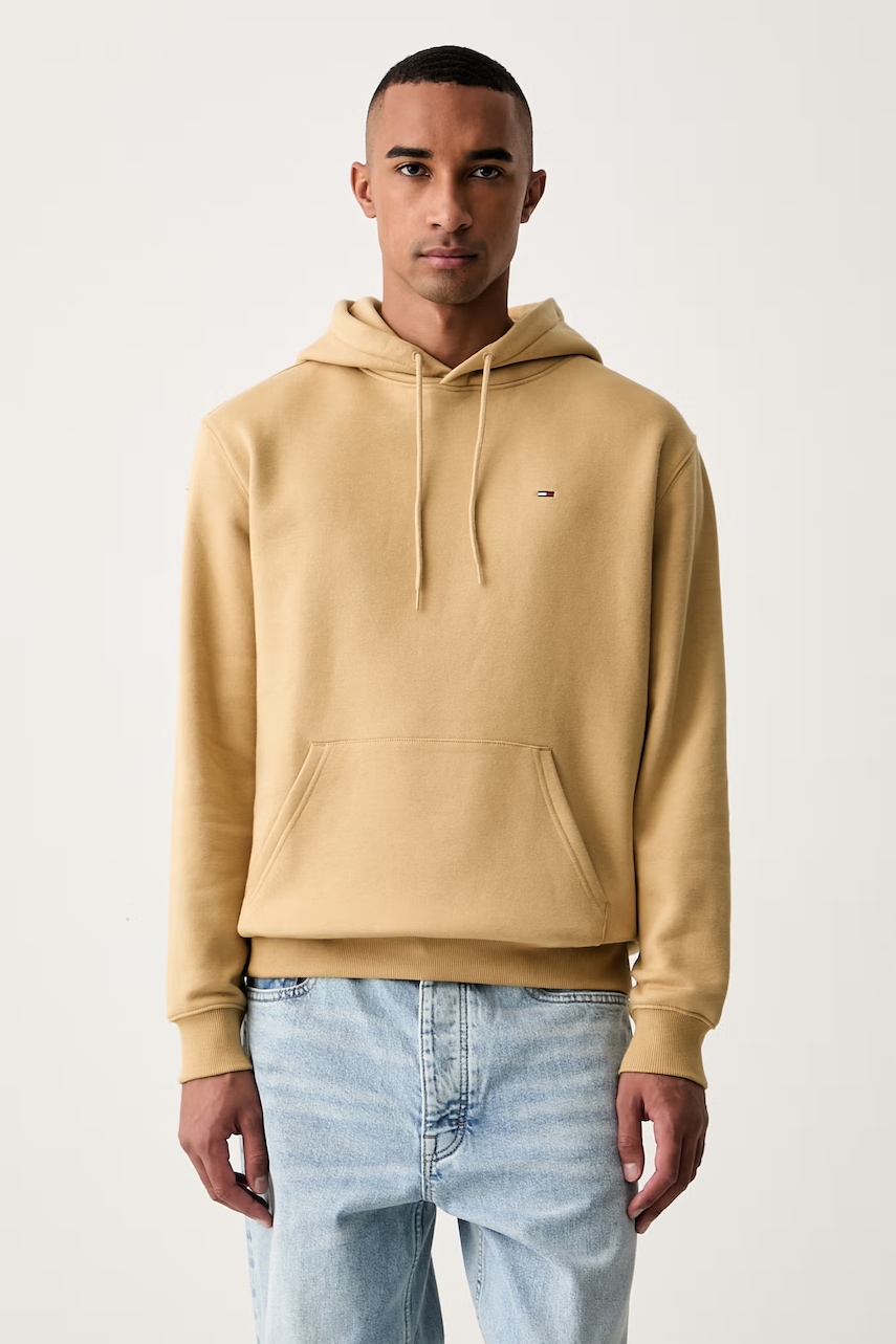 Tommy Jeans hanorac cu glugă pentru bărbați cu bumbac