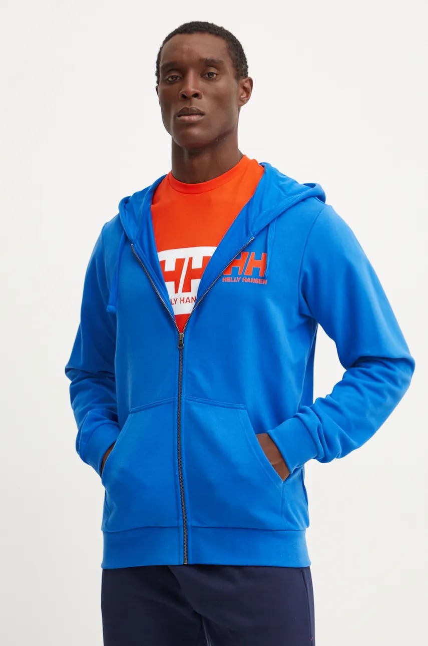 Helly Hansen hanorac de bumbac HH LOGO barbati, cu glugă, cu imprimeu, 30393 Helly Hansen hanorac de bumbac HH LOGO barbati, cu glugă, cu imprimeu, 30393