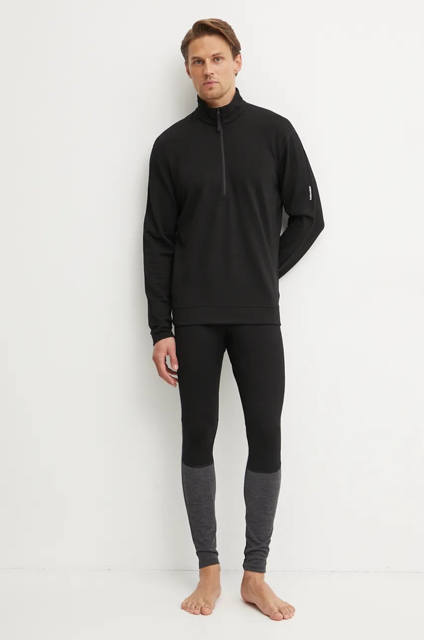 Спортивная кофта Icebreaker Merino 360 Realfleece Elemental цвет чёрный однотонная IB0A571S0011 Спортивная кофта Icebreaker Merino 360 Realfleece Elemental цвет чёрный однотонная IB0A571S0011