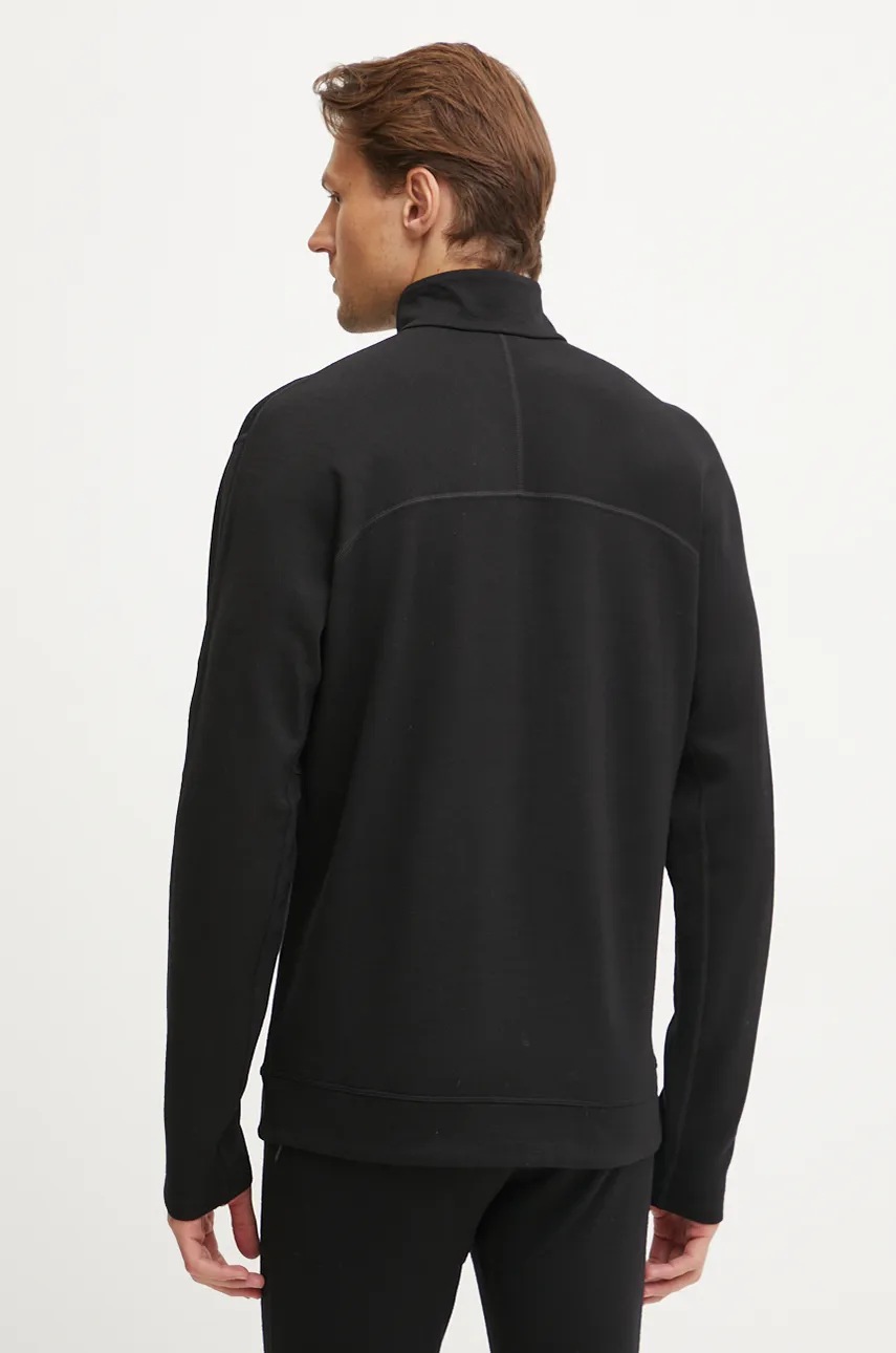 Αθλητική μπλούζα Icebreaker Merino 360 Realfleece Elemental χρώμα: μαύρο, IB0A571S0011 φωτογραφία