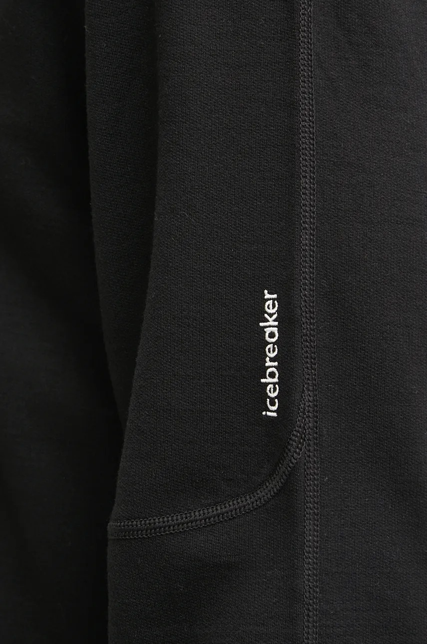 Αθλητική μπλούζα Icebreaker Merino 360 Realfleece Elemental χρώμα: μαύρο, IB0A571S0011 φωτογραφία