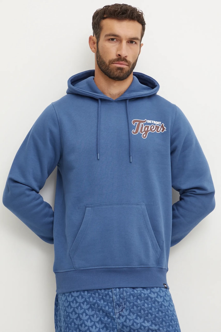 47 brand bluza MLB Detroit Tigers barbati, cu glugă, cu imprimeu, BB009PMDDFH628817TB 47 brand bluza MLB Detroit Tigers barbati, cu glugă, cu imprimeu, BB009PMDDFH628817TB