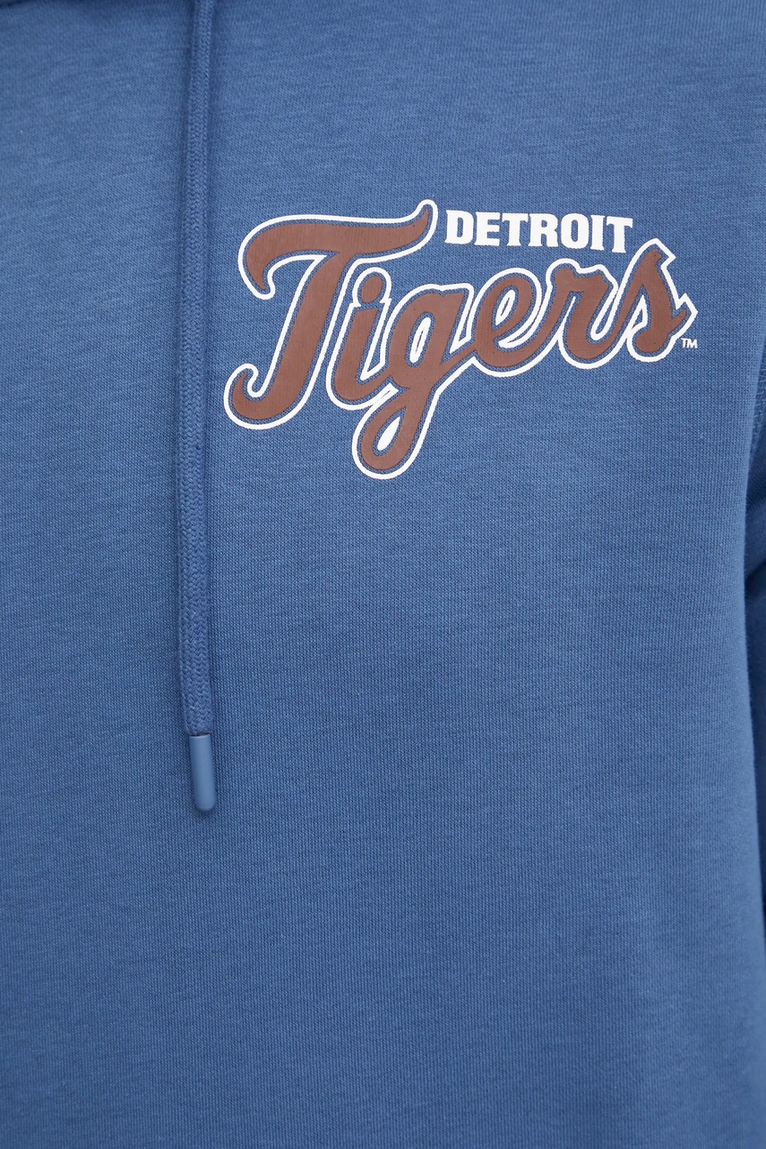 Μπλούζα 47 brand MLB Detroit Tigers χρώμα: μπλε, με κουκούλα, BB009PMDDFH628817TB φωτογραφία