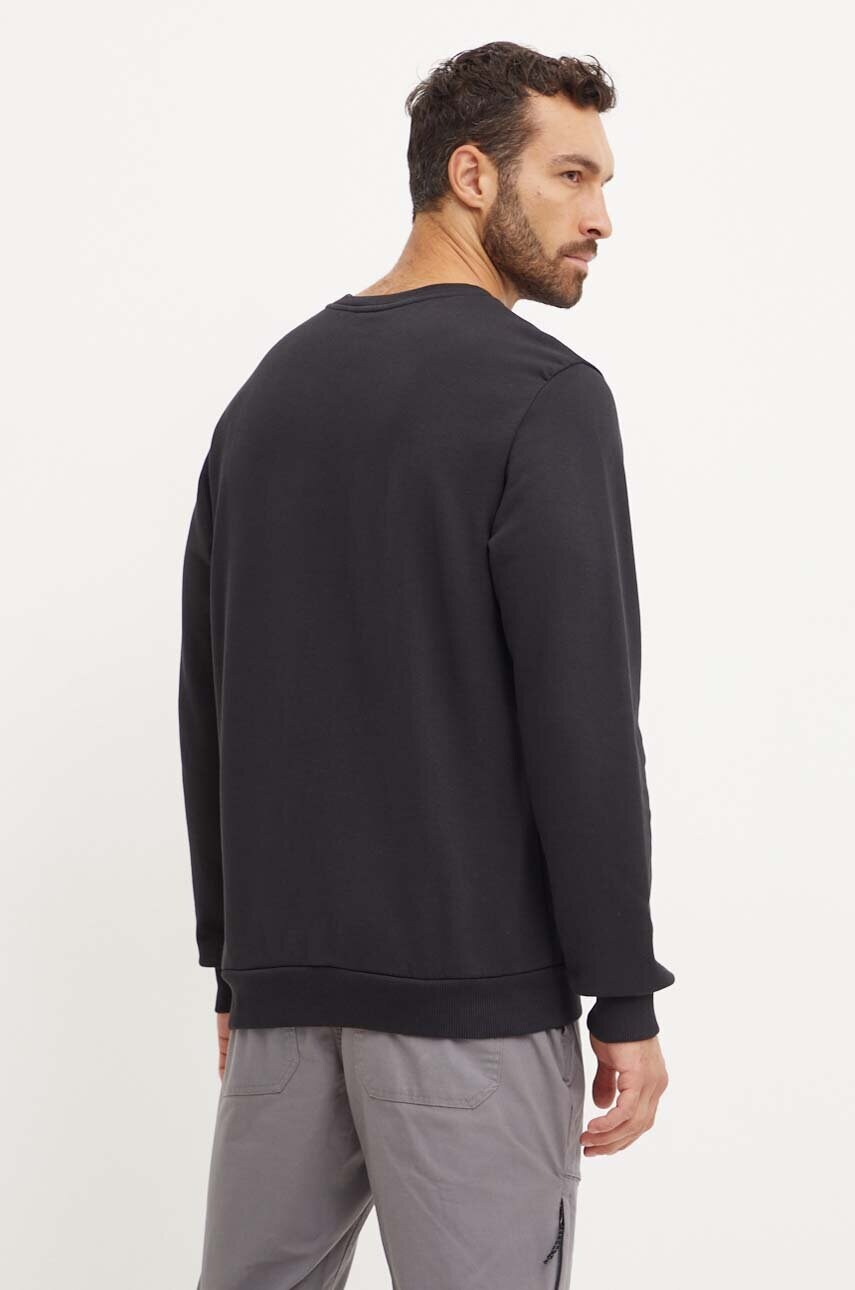 Fjallraven melegítő felső Fjällräven Logo fekete, nyomott mintás, F84142.550 termék 2. képe