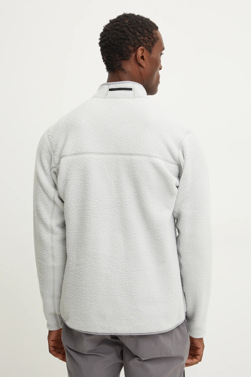 Αθλητική μπλούζα Haglöfs Mossa Pile χρώμα: γκρι, 606539 φωτογραφία