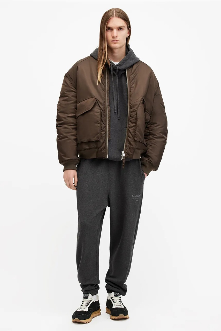 Βαμβακερή μπλούζα AllSaints UNDERGROUND φωτογραφία